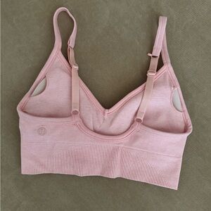 Lululemon ebb to street bra Heathered dew pink